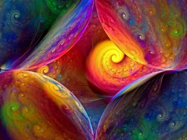 espirales de colores