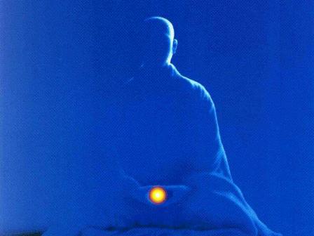 meditacion azul y luz