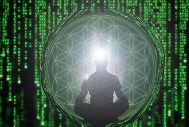 hombre dentro de esfera