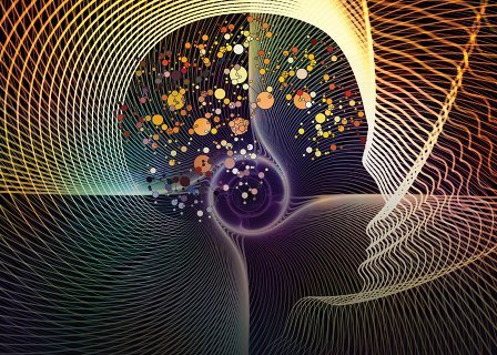 mujer dibujo cerebro